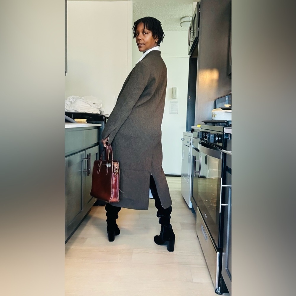 Zara Women's Dark Brown Trench Coat - Picture 2 of 12